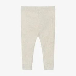 Petit Bateau Leggings|Leggings*Girls Ivory Organic Cotton Leggings