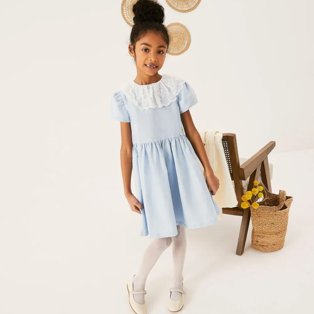 Childrens Classics Bar Shoes*Girls Ivory Patent Leather & Diamanté Shoes