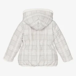 Lapin House Coats & Jackets*Girls Ivory Reversible Faux Fur Jacket