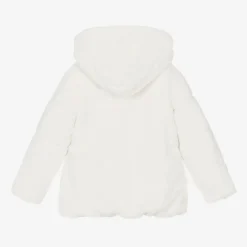 Lapin House Coats & Jackets*Girls Ivory Reversible Faux Fur Jacket