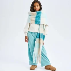 iDO Junior Tops*Girls Ivory Roll Neck Sweater