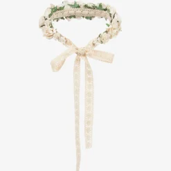 Sienna Likes To Party Hair Accessories*Girls Ivory Rose Garland