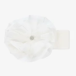 Beau KiD Hair Accessories*Girls Ivory Ruffle Headband