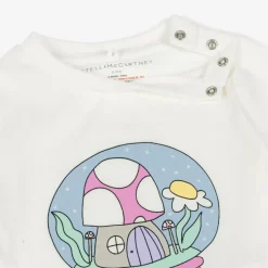 Stella McCartney Kids Tops|Tops*Girls Ivory Snowglobe T-Shirt