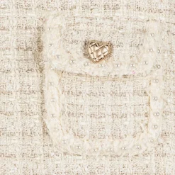 Tutu du Monde Dresses*Girls Ivory Sparkly Tweed Dress