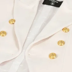 Balmain Coats & Jackets*Girls Ivory Wool & Cashmere Cape