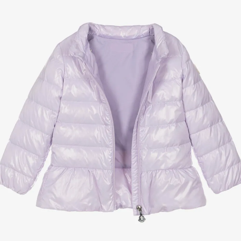Moncler Enfant Coats & Jackets*Girls Lilac Purple Blandine Puffer Jacket