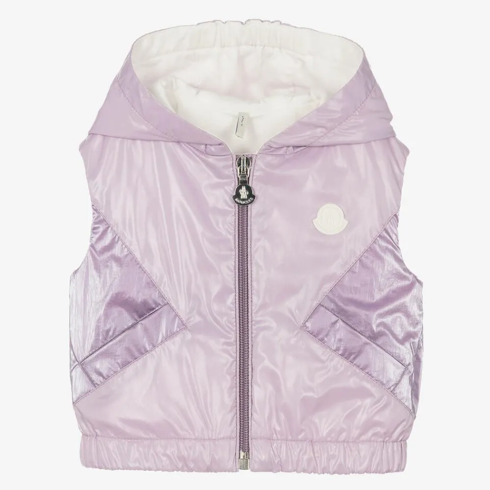 Moncler Enfant Coats & Jackets*Girls Lilac Purple Lostyca Gilet