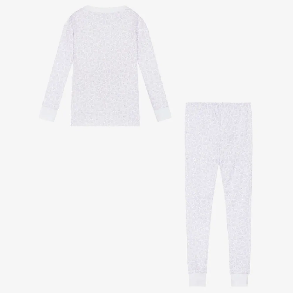 Kissy Kissy Nightwear*Girls Lilac Summer Gardens Cotton Pyjamas