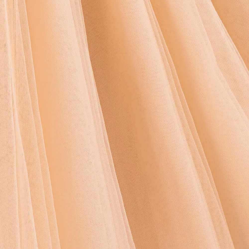 EIRENE Dresses*Girls Long Pink Sequinned Tulle Dress