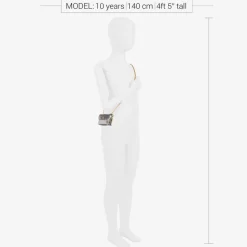 Zaccone Bags*Girls Metallic Silver Mini Bag (8cm)