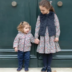 Tartine et Chocolat Tights*Girls Navy Blue Cotton Tights