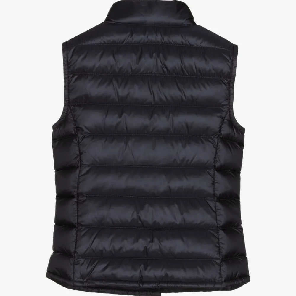 Moncler Enfant Coats & Jackets*Girls Navy Blue Down Padded Liane Puffer Gilet