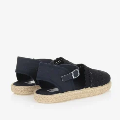 Pisamonas Espadrilles|Espadrilles*Girls Navy Blue Espadrilles