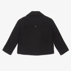 Tommy Hilfiger Coats & Jackets*Girls Navy Blue Felted Peacoat