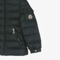 Moncler Enfant Coats & Jackets*Girls Navy Blue Gles Down Padded Jacket