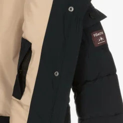 Töastie Coats & Jackets*Girls Navy Blue Hooded Parka Coat