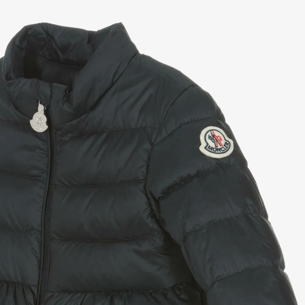 Moncler Enfant Coats & Jackets*Girls Navy Blue Joelle Down Padded Jacket
