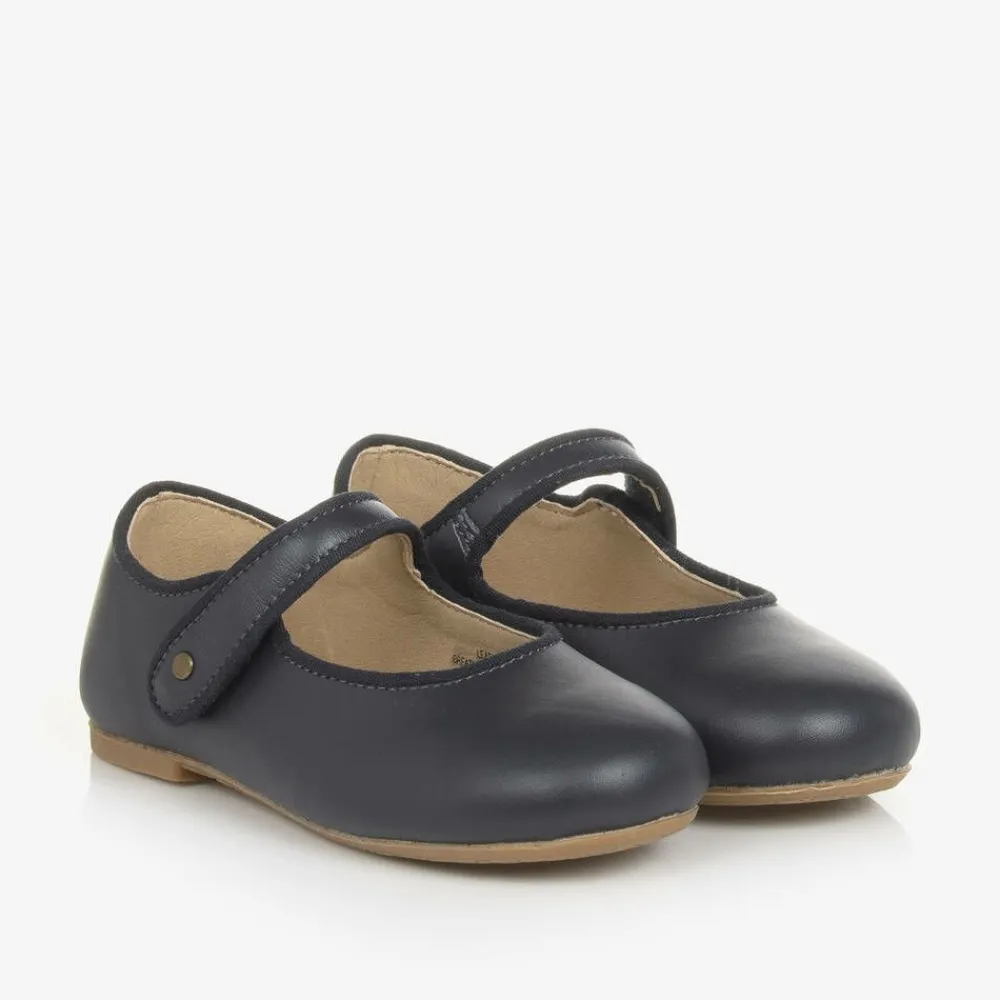 Old Soles Pumps & Ballerinas|Pumps & Ballerinas*Girls Navy Blue Leather Pumps