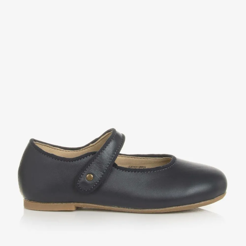 Old Soles Pumps & Ballerinas|Pumps & Ballerinas*Girls Navy Blue Leather Pumps
