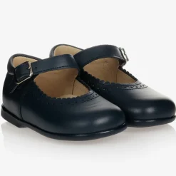Early Days First Walkers|First Walkers*Girls Navy Blue Leather Shoes