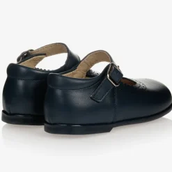 Early Days First Walkers|First Walkers*Girls Navy Blue Leather Shoes