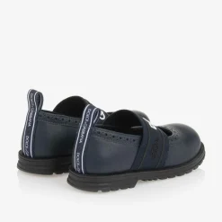 Dolce amp; Gabbana School Shoes|Bar Shoes*Girls Navy Blue Leather Shoes
