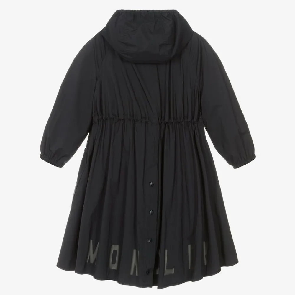 Moncler Enfant Coats & Jackets*Girls Navy Blue Lins Coat