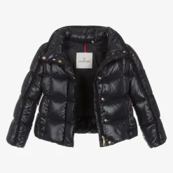 Moncler Enfant Coats & Jackets*Girls Navy Blue Selat Down Puffer Jacket