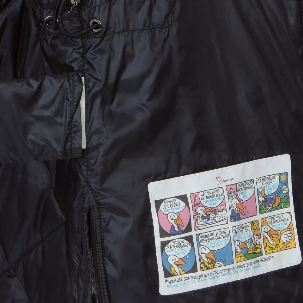 Moncler Enfant Coats & Jackets*Girls Navy Blue Wool Coat