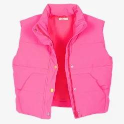 Billieblush Coats & Jackets*Girls Neon Pink Gilet