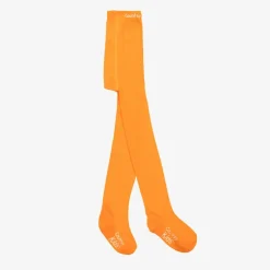 Country Kids Tights|Tights*Girls Orange Cotton Knitted Tights