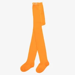 Country Kids Tights|Tights*Girls Orange Cotton Knitted Tights