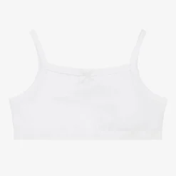 Childrensalon Essentials Underwear*Girls Organic Cotton Cropped Vest (3 Pack)