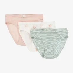 Petit Bateau Underwear*Girls Organic Cotton Knickers (3 Pack)