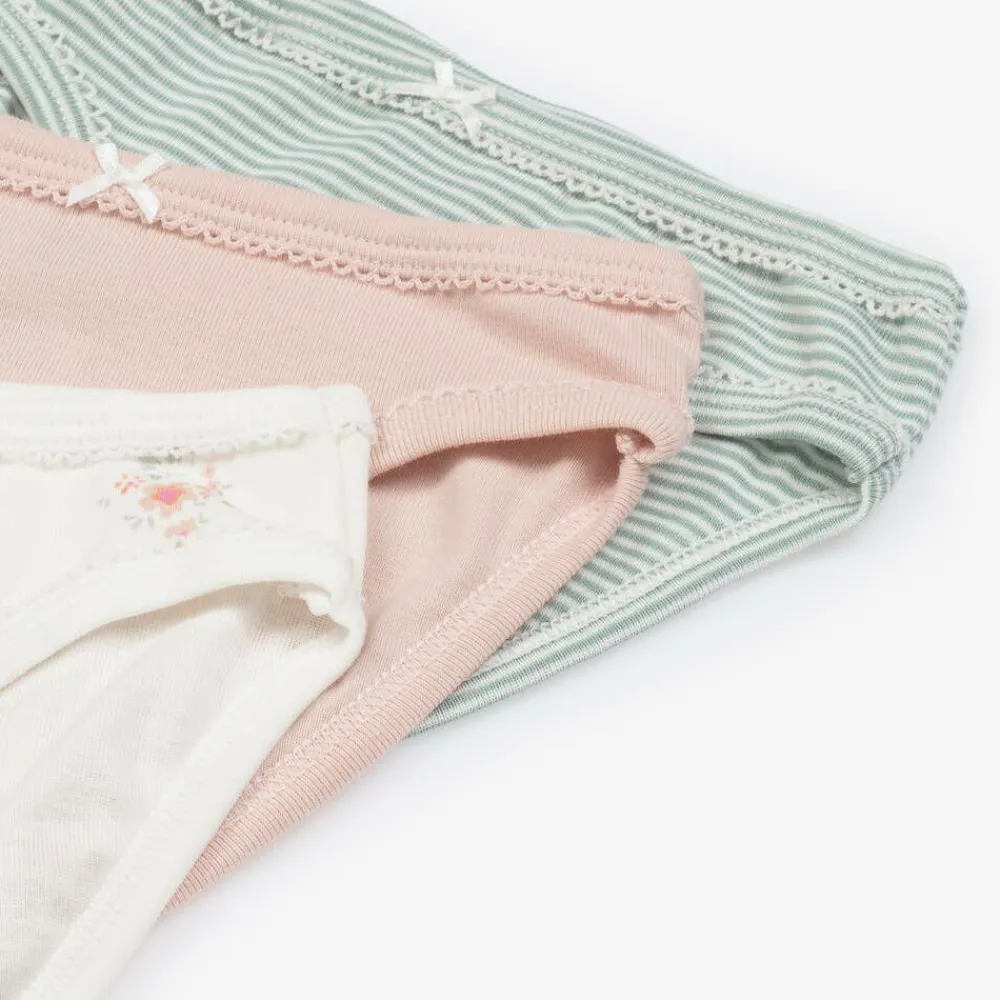 Petit Bateau Underwear*Girls Organic Cotton Knickers (3 Pack)