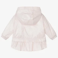 Moncler Enfant Coats & Jackets*Girls Pale Pink Camelien Hooded Jacket