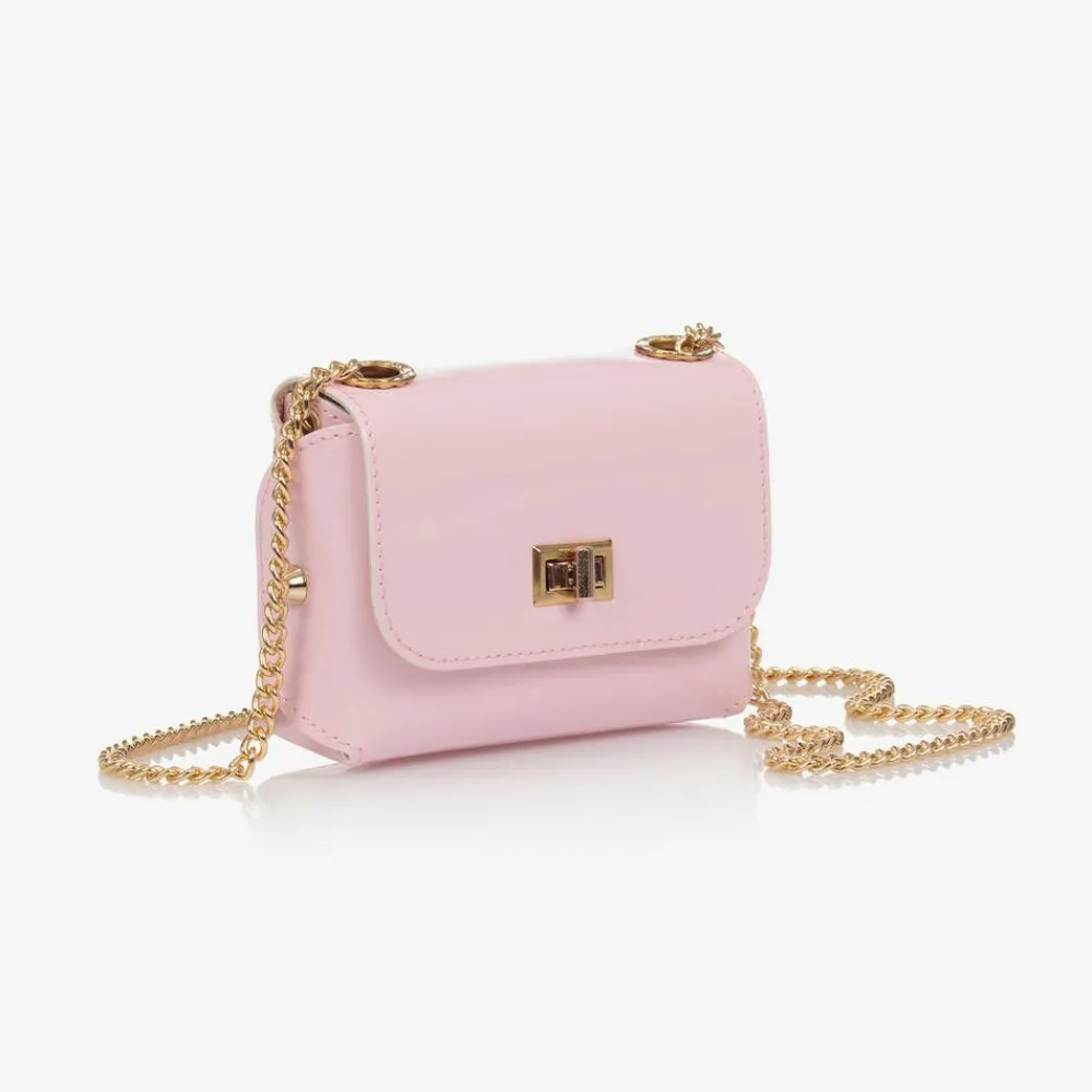 Zaccone Bags*Girls Pale Pink Shoulder Bag (14cm)