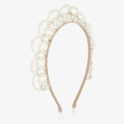 Sienna Likes To Party Hair Accessories*Girls Pearl Tiara Hairband