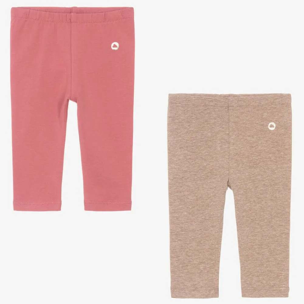 Mayoral Leggings|Leggings*Girls Pink & Beige Cotton Leggings (2 Pack)