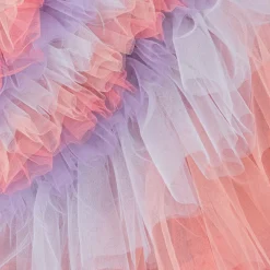 RaspberryPlum Dresses*Girls Pink & Blue Asymmetric Tulle Dress