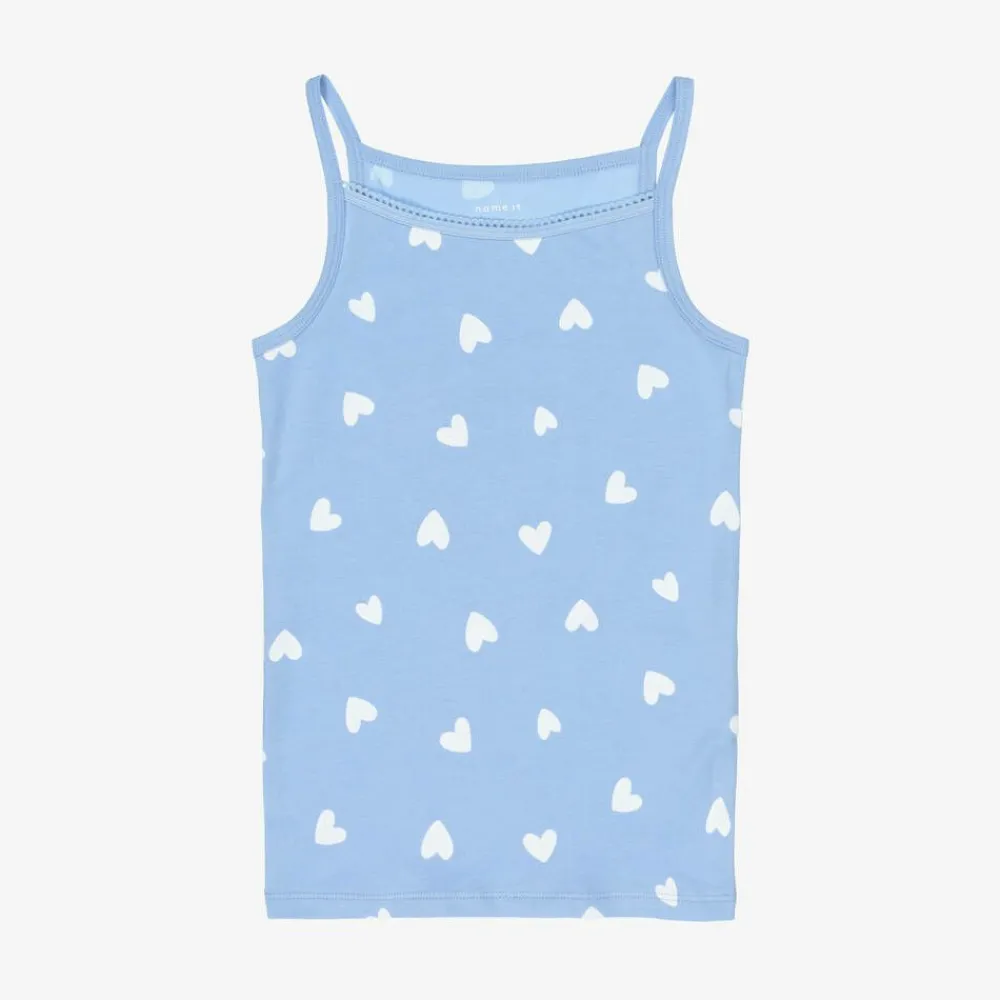 NAME IT Underwear*Girls Pink & Blue Cotton Vests (2 Pack)