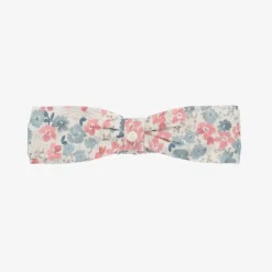 Tartine et Chocolat Hair Accessories*Girls Pink & Blue Floral Cotton Headband