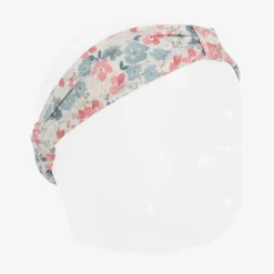 Tartine et Chocolat Hair Accessories*Girls Pink & Blue Floral Cotton Headband