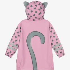 Playshoes Coats & Jackets*Girls Pink & Heart Raincoat