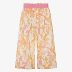 AIGNER Trousers*Girls Pink & Orange Cotton Trousers
