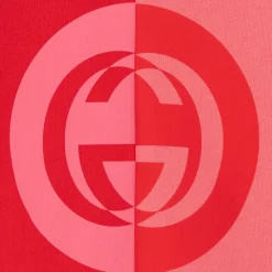 Gucci Tops*Girls Pink & Red Logo Hoodie