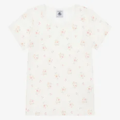 Petit Bateau Underwear*Girls Pink & White Organic Cotton Vests (2 Pack)