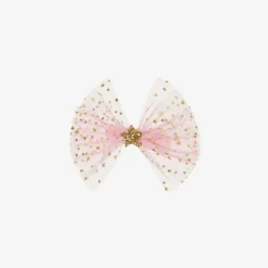 Bowtique London Hair Accessories*Girls Pink & Gold Hair Clip (10cm)