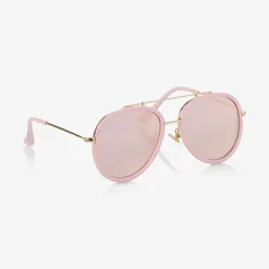Angels Face Clothing Accessories*Girls Pink Aviator Sunglasses